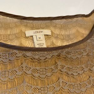 JCrew lace blouse